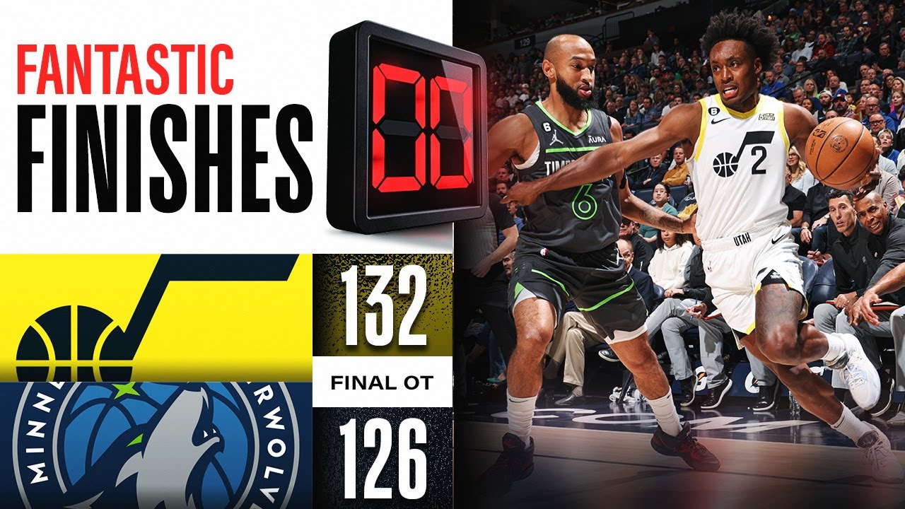 WILD OT ENDING In Jazz vs Timberwolves 👀🔥