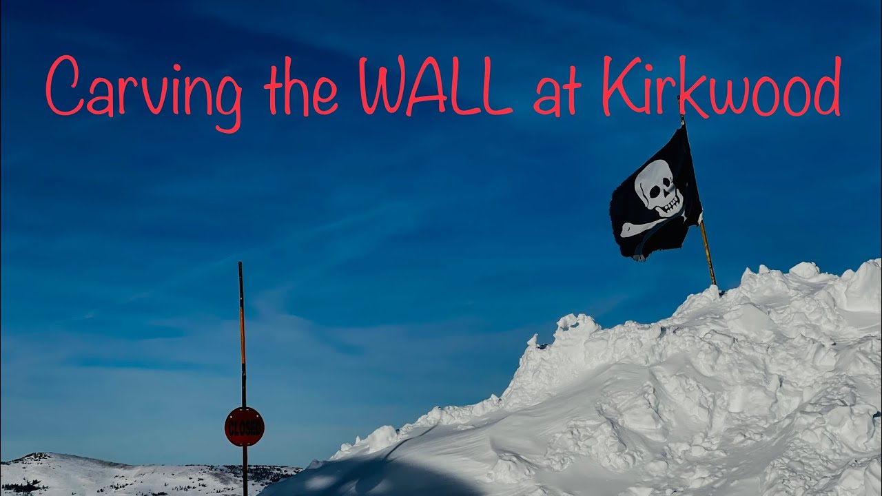 Carving the Wall l Kirkwood Ski Resort
