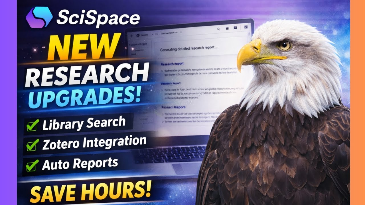 SciSpace Agent стал еще умнее: поиск по библиотекам, Zotero и автоматические отчеты.