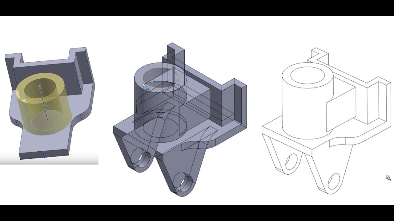 #2 A flange with multiple Features SolidWorks