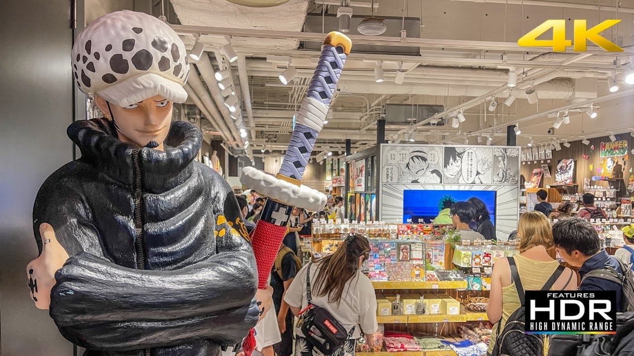 🇯🇵😍 JUMP SHOP YOKOHAMA VIRTUAL TOUR feat. Trafalgar Law Life-Size Statue