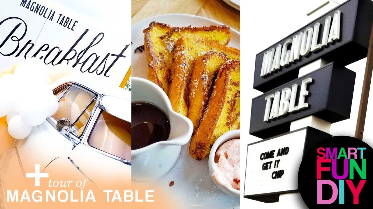 MAGNOLIA TABLE tour!! The Grand Opening 🎈🎉 the FOOD 😋 + inside TAKE AWAY MARKET || SmartFunDIY