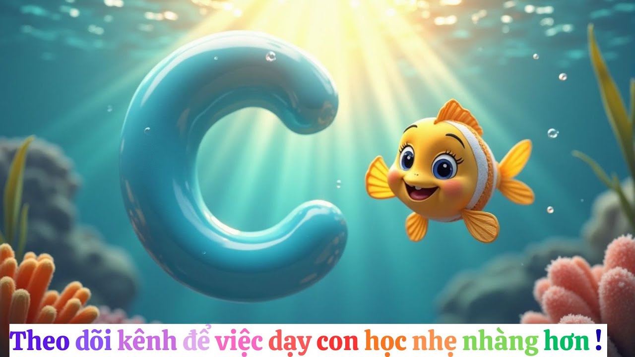 “Bé học chữ C: ca, co, cô, cơ, cu, cư – Video hoạt hình thiếu nhi” #animation #shortsyoutube