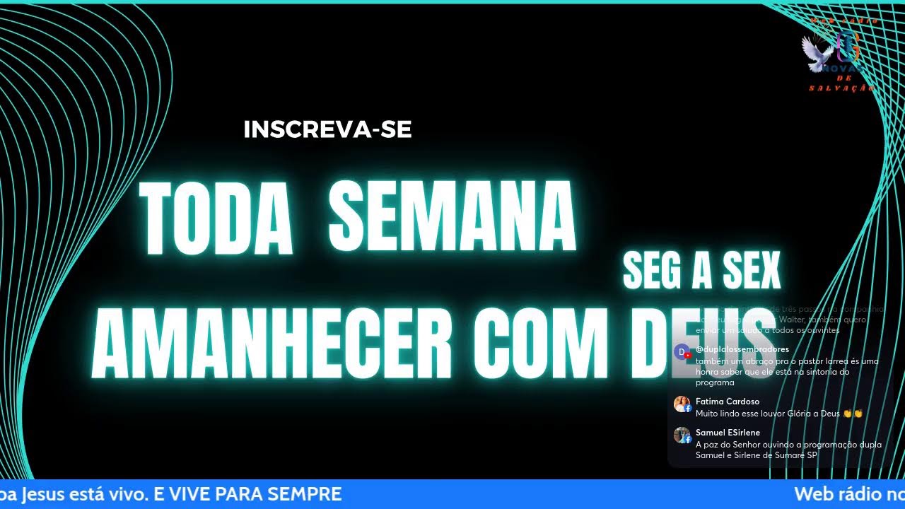 PROGRAMA MATINAL AMANHECER COM DEUS