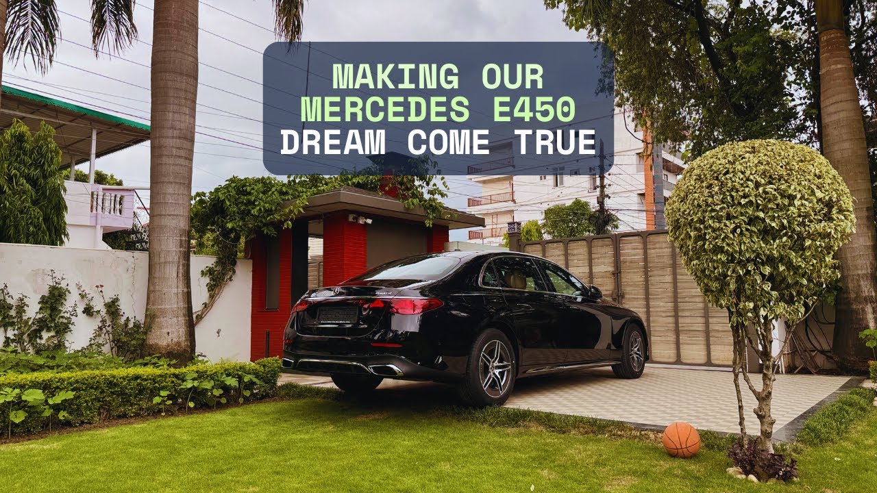 We FINALLY got our Mercedes E450 home