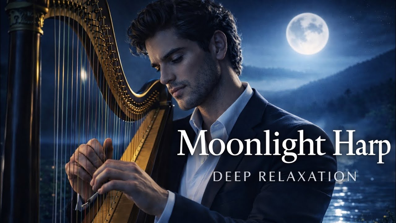 Moonlight Harp DreamsCalming Instrumental Music for Relaxation & Sleep
