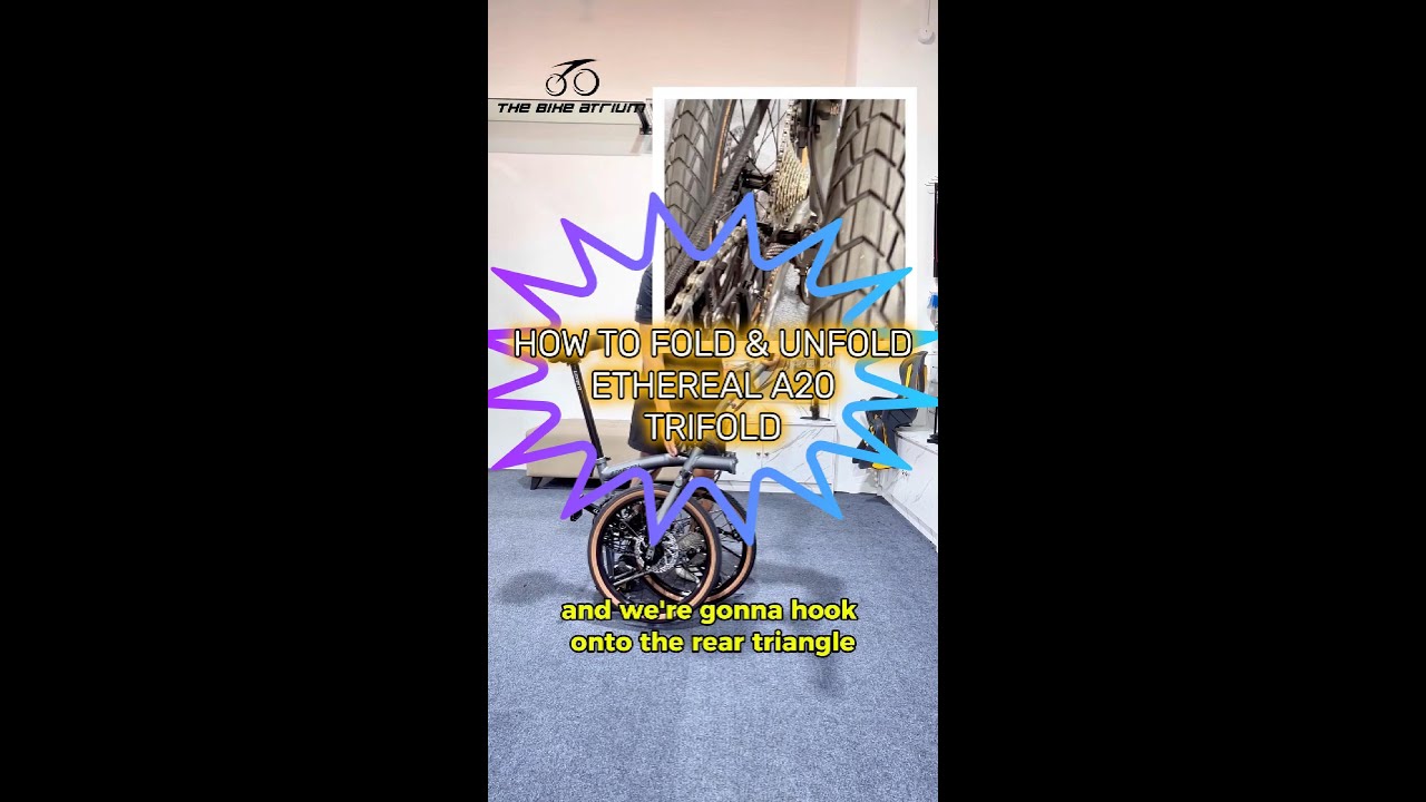 Ethereal A20 Trifold Folding & Unfolding Tutorial | 20” Full Aluminium Foldable Bike