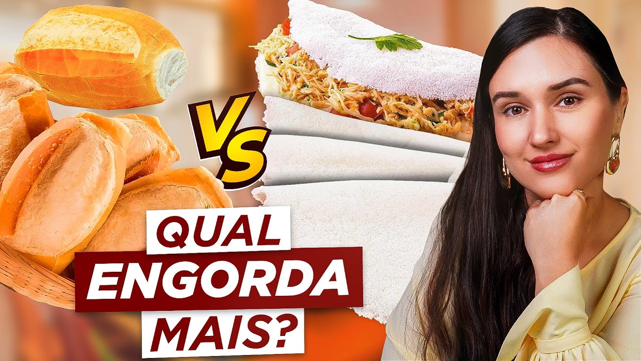PÃO FRANCÊS OU TAPIOCA! QUAL ENGORDA MAIS?