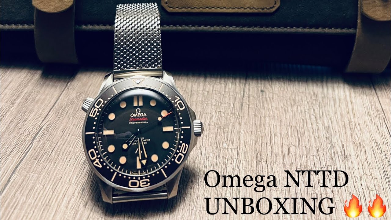 Omega Seamaster NTTD 300M - 007 watch UNBOXING!! 😎🔥😎🔥
