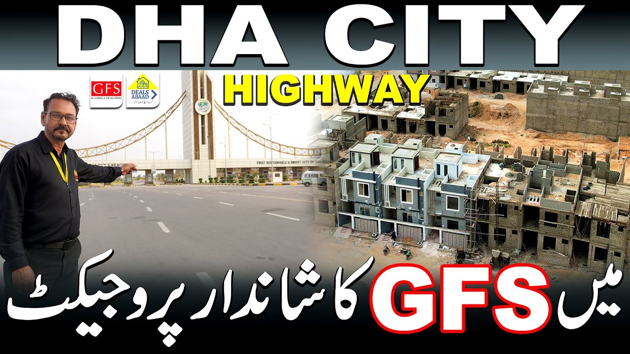 GFS Villas DHA City super highway M9 motorway Karachi | Construction Updates By @dealsabaad