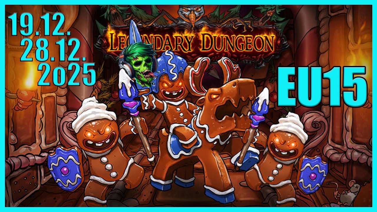Shakes & Fidget [EU15]LEGENDARY DUNGEON Massive Winter Spectacle and Gingerbread Brawl 2025(CZ/NC)