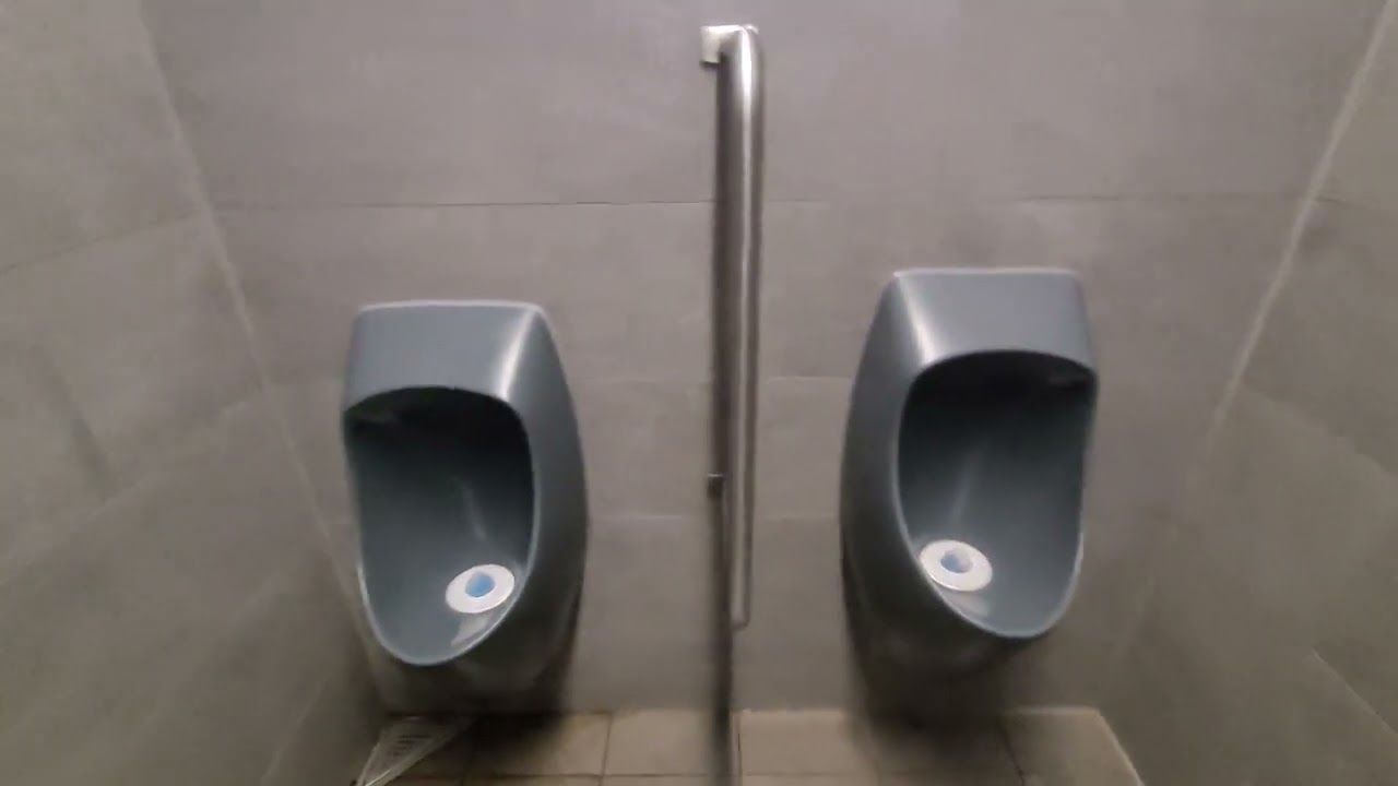 CO2 Waterless urinals grey from URIMAT in austrian toilet