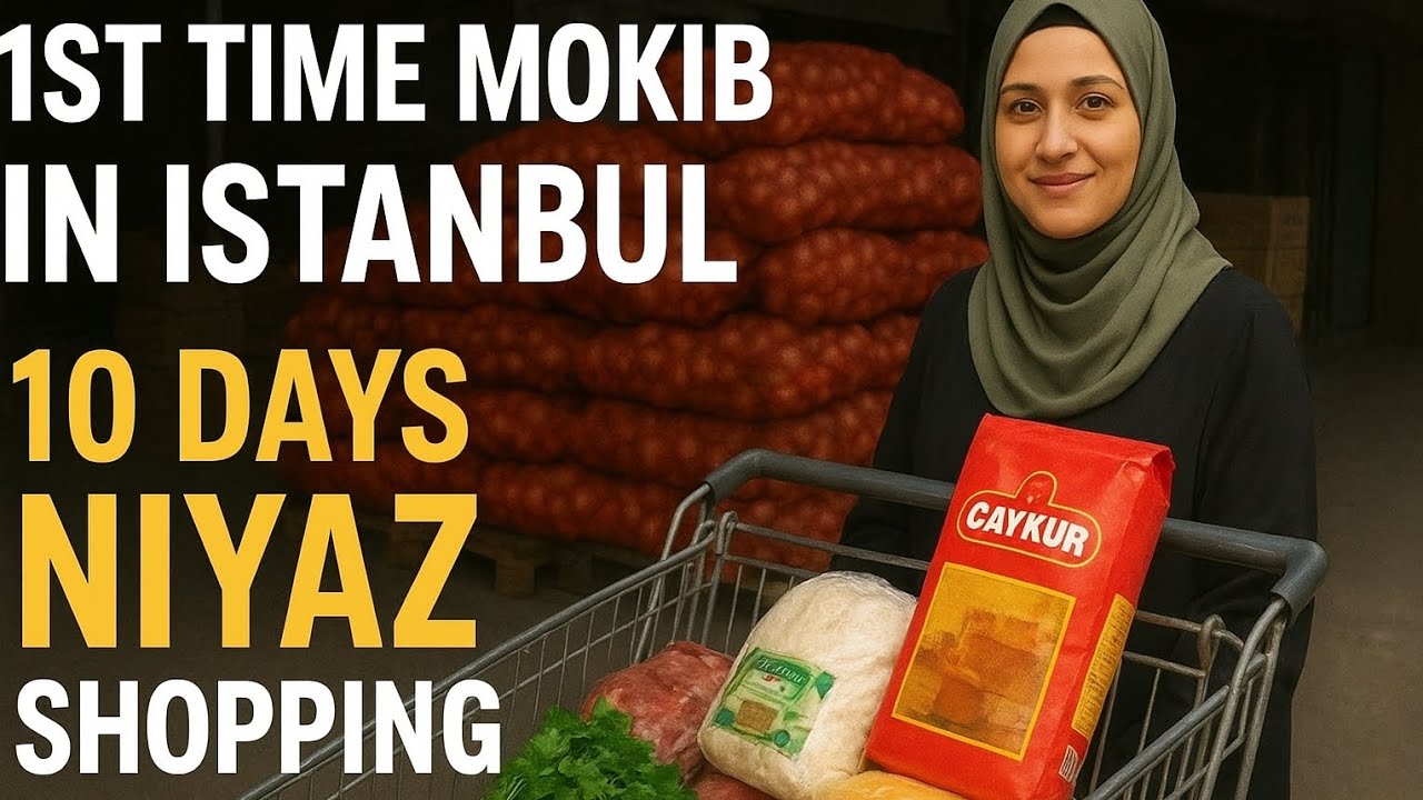 🇹🇷Niyaz Arrangement for Muharram in Istanbul | Episode 1 | Wholesale Shopping | Shias in Istanbul 