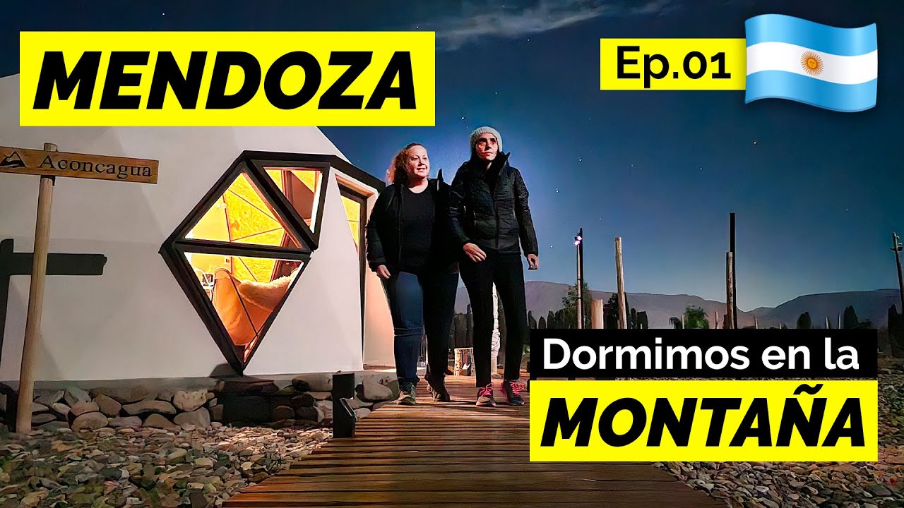 ¡Así es dormir en un glamping de lujo en Mendoza!
