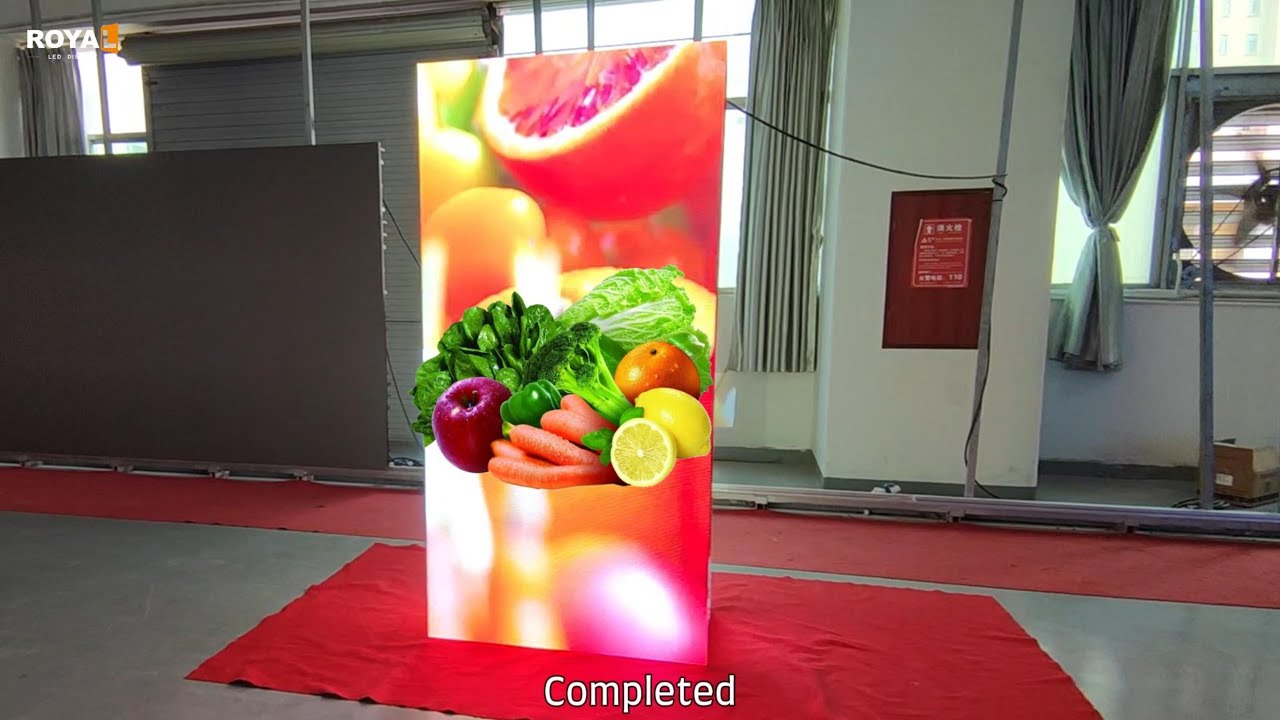 How to Install the Outdoor P3.91 LED Display?-Square Pillar Screen, LED Wall, Four-sides LED Display