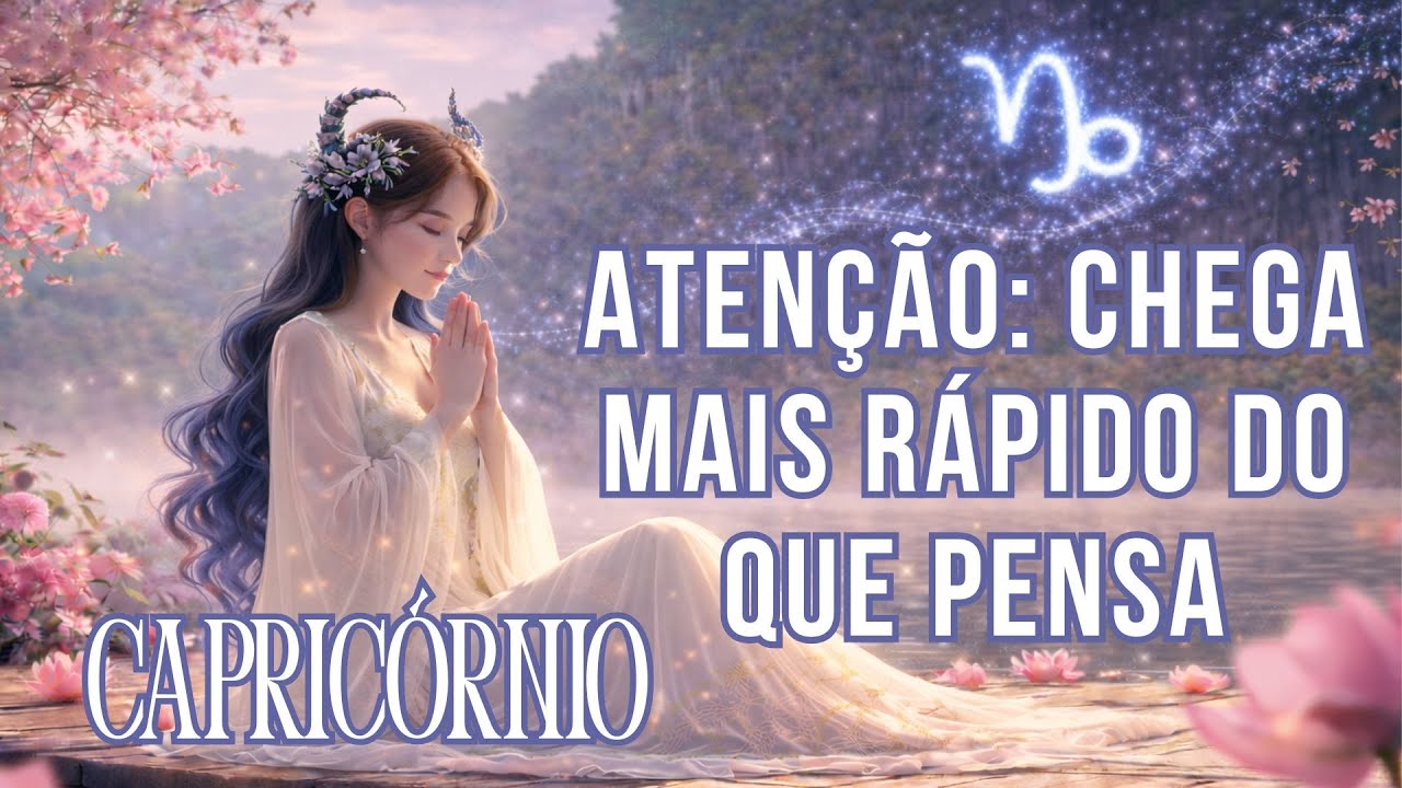 CAPRICÓRNIO♑️ATENÇÃO: CHEGA MAIS RÁPIDO DO QUE PENSA #capricornio #signos #tarot #amor