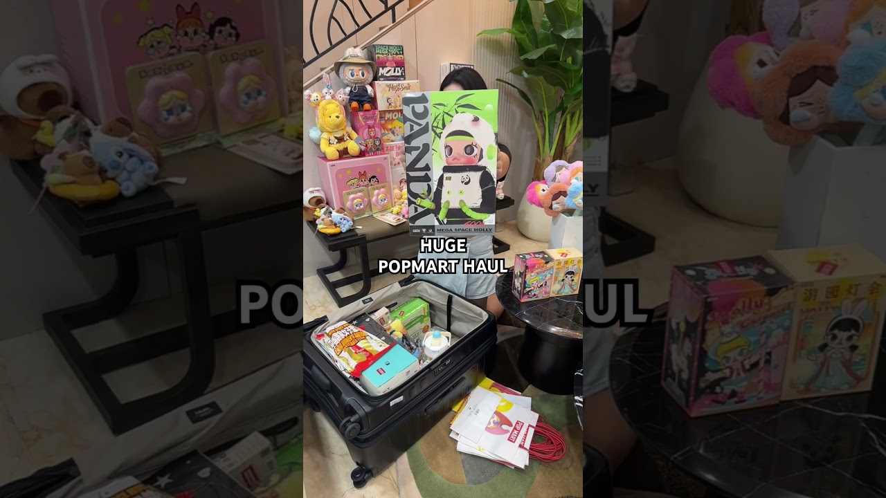 POPMART HAUL // Unboxing (not for sale) #shoppinghaul  #popmart #labubu #spacemolly