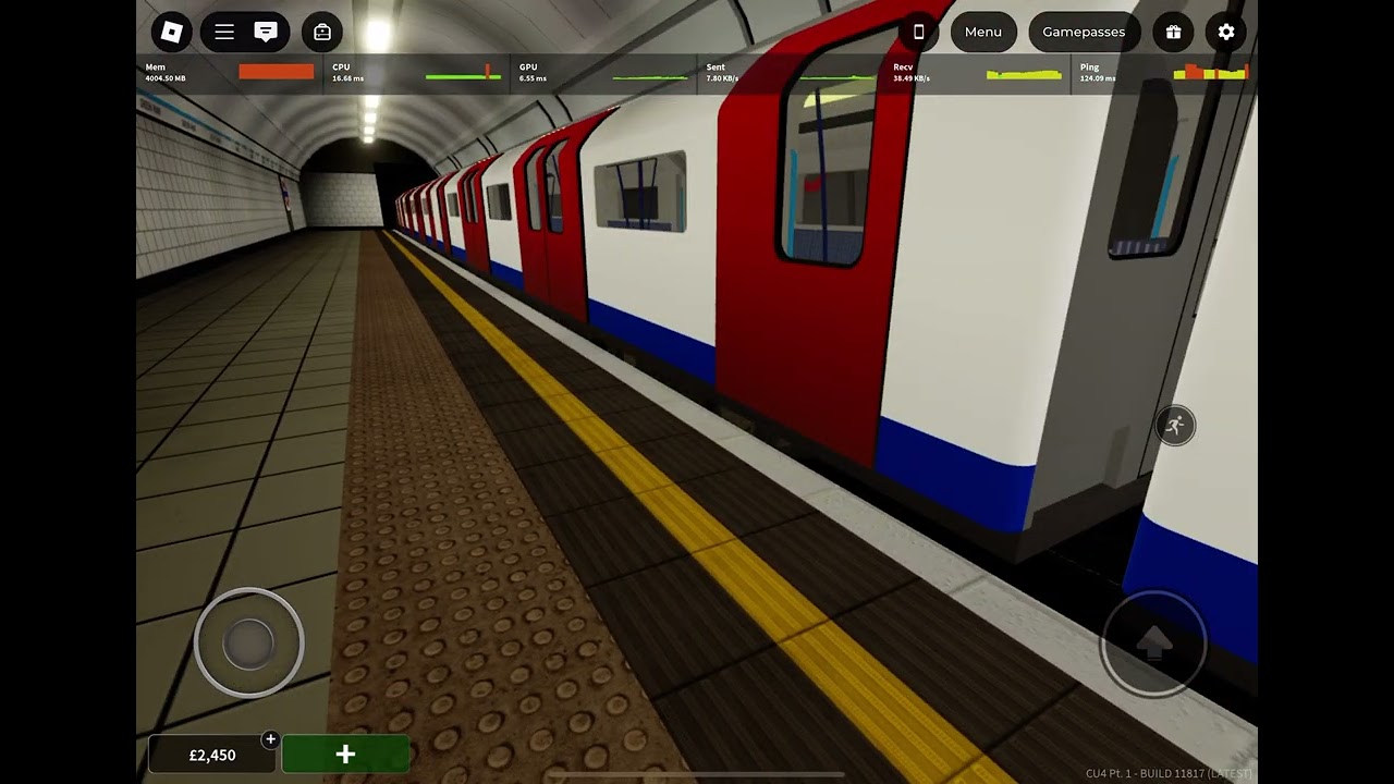 Full journey on the Victoria and District lines from Green Park to St James Park Roblox