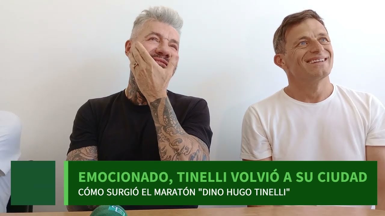 MARCELO TINELLI VOLVIÓ A BOLÍVAR ENVUELTO EN PROFUNDAS EMOCIONES