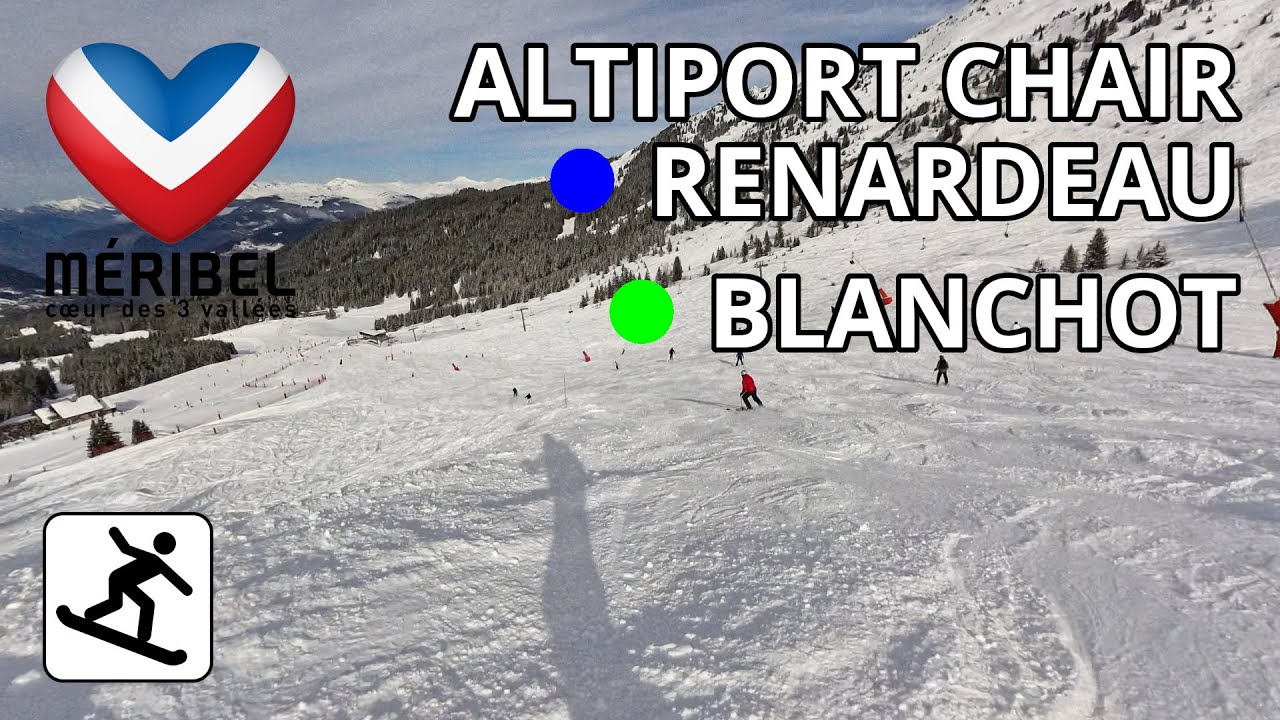 Snowboarding Les Trois Vallées, Méribel - Altiport - Renardeau, Blanchot
