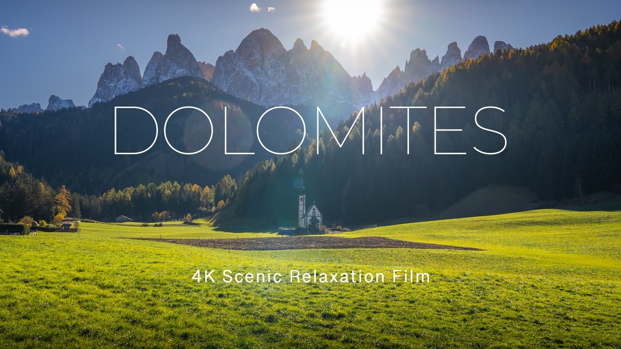 Dolomites Italy 4K — Relaxing Drone Film | Olympic Mountains 2026 Ambient Scenery
