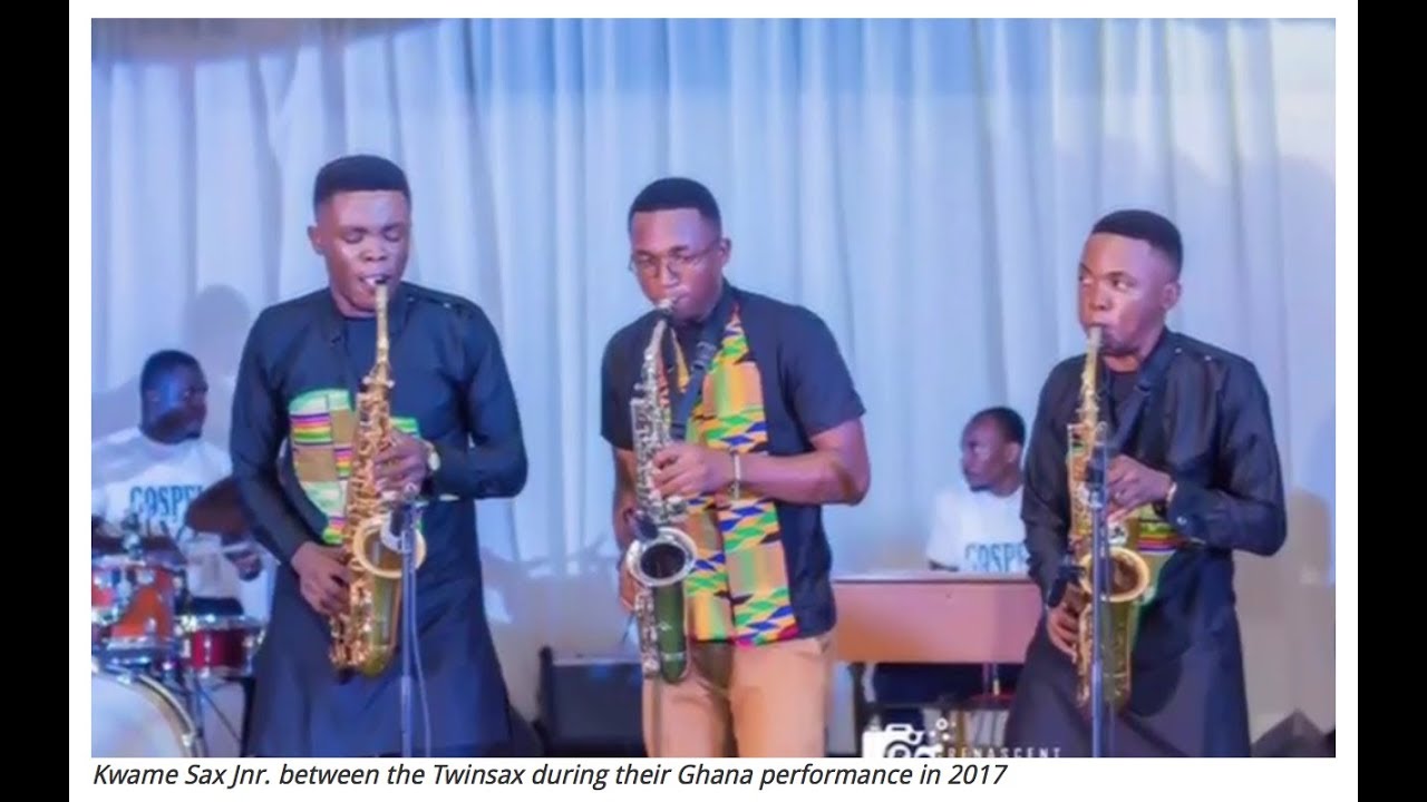 Gospel Jazz act Twinsax of Nigeria in Ghana
