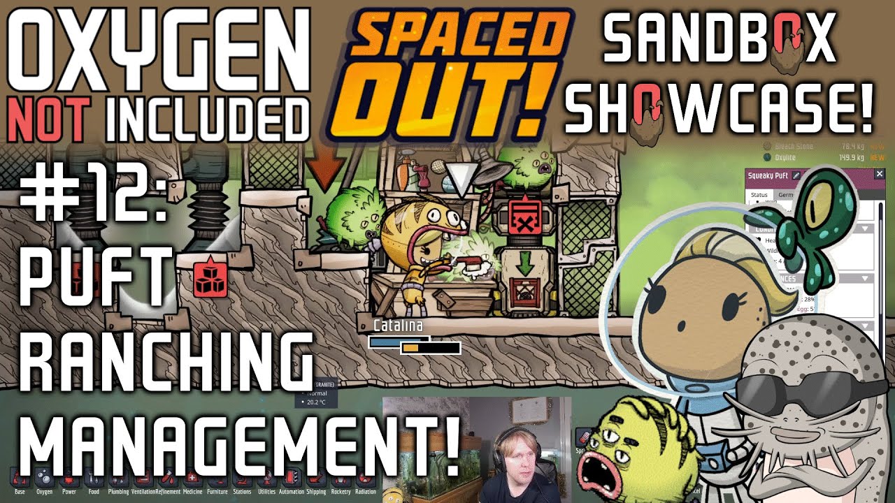 How To Ranch Pufts In ONI: Spaced Out! Sandbox Showcase #12
