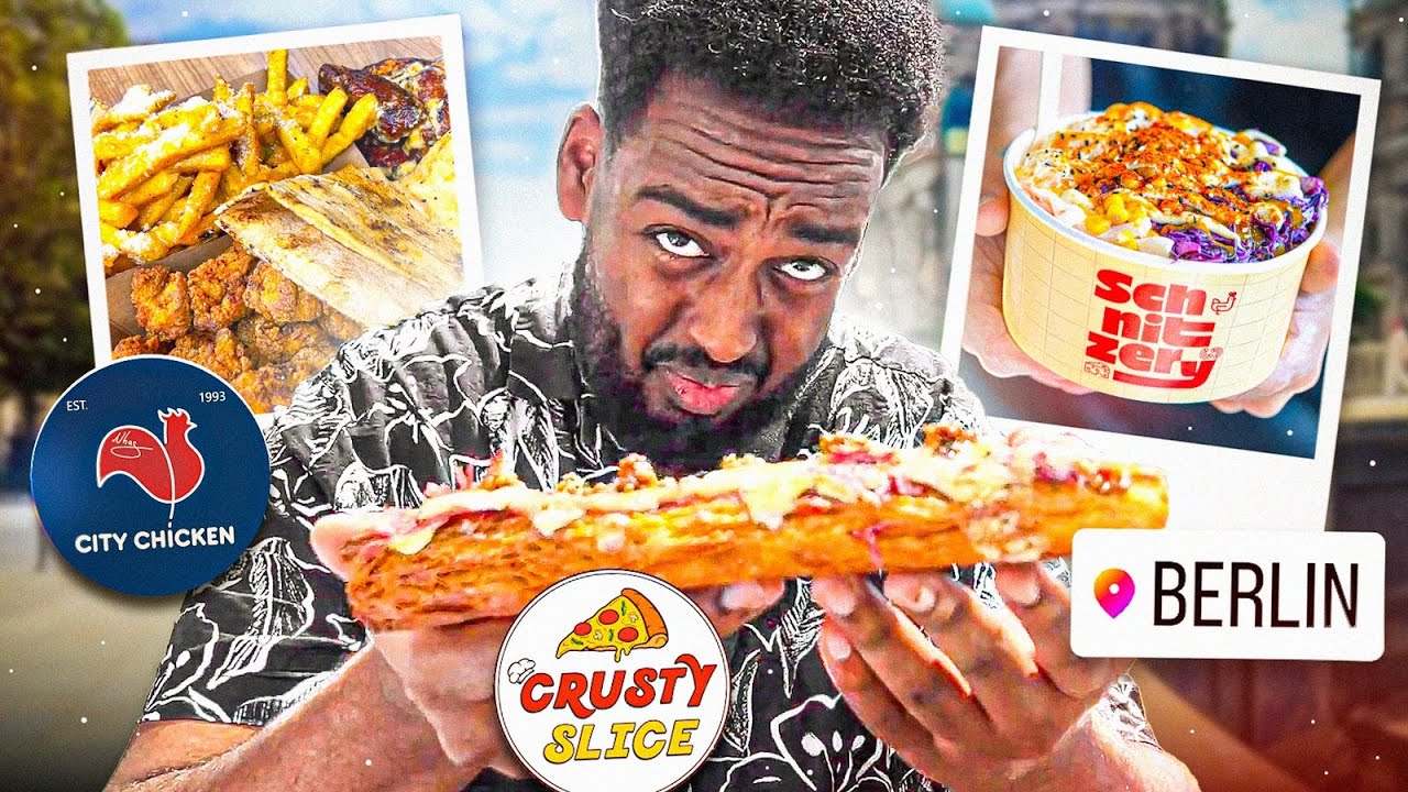 DIE GEHYPTESTEN FOOD SPOTS in BERLIN (Nhas Chicken, Crusty Slices & Schnitzery)🍗🥧 I FaroooYT