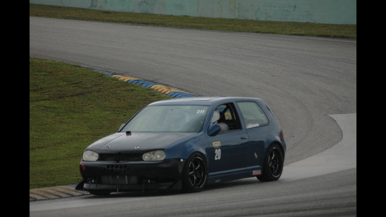 Golf GTI Mk4 Track Day at Homestead Miami Speedway - PDG 02/22 Session 1