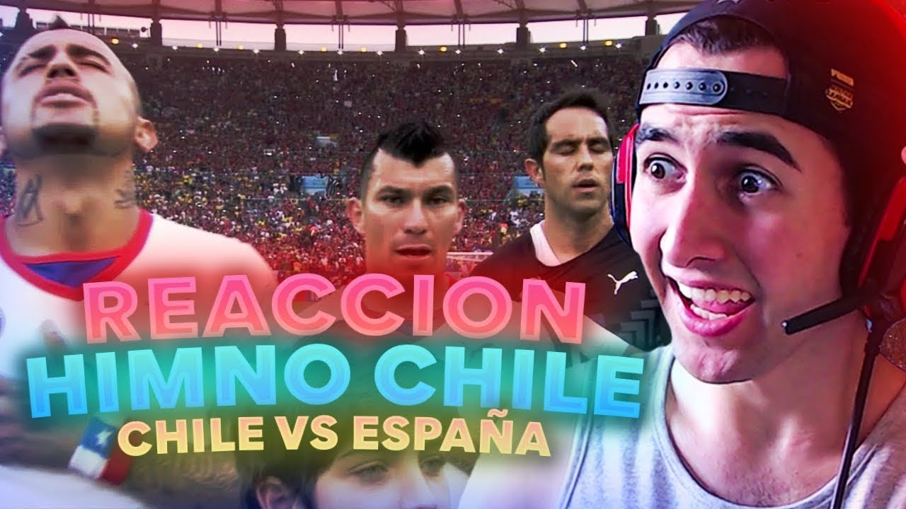 ARGENTINO REACCIONA AL HIMNO DE CHILE VS ESPAÑA MUNDIAL 2014 🇨🇱🔥🇦🇷