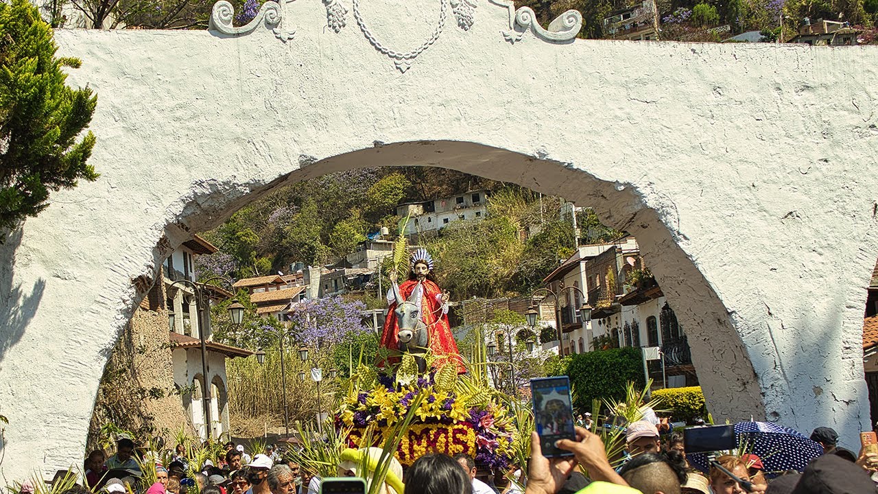 Procesión de san ramos semana santa Taxco 2023