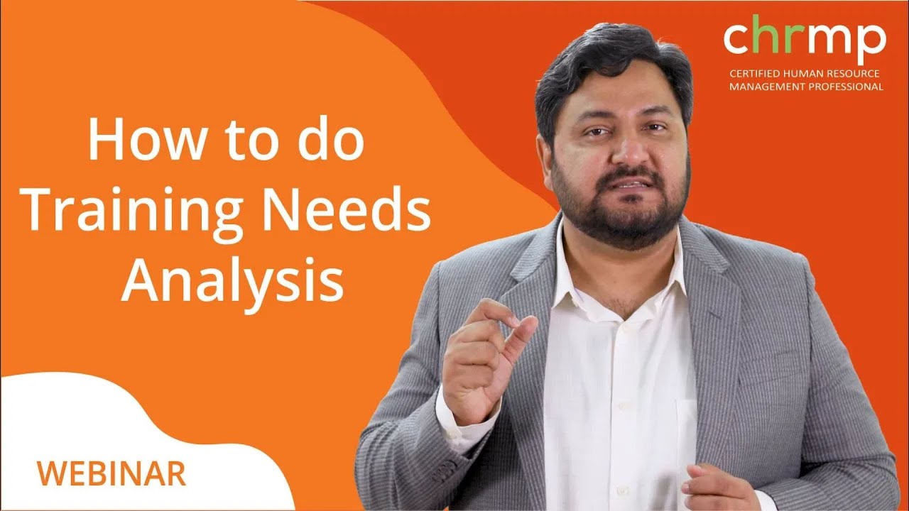 Training Needs Analysis - An Introduction (Webinar)