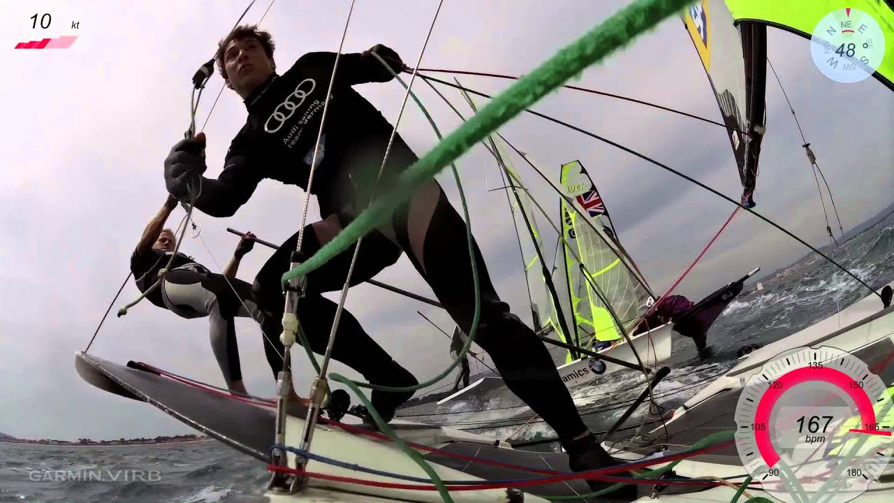 Typical heartrates of 49er sailors