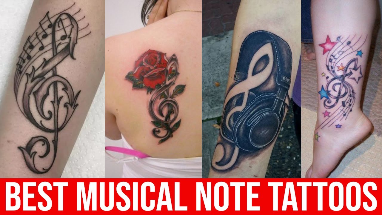 Top 50 Best Musical Note Tattoos