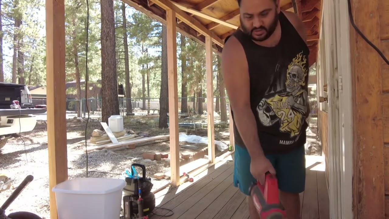 Cabin Porch Remodel