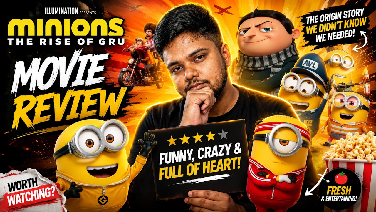Minions the Rise of Gru Sinhala Review #filmreview #fansyhub #minions