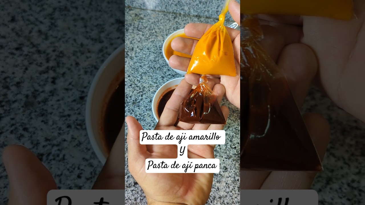 Como hacer pasta de aji amarillo y pasta de aji panca #cocinaconroddick