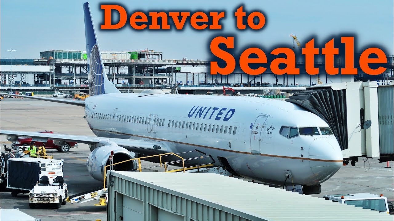 Full Flight: United Airlines B737-900ER Denver to Seattle (DEN-SEA)