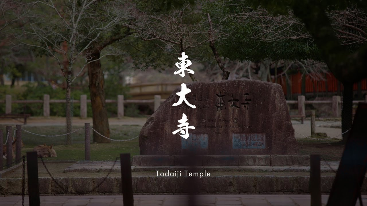 Videos and photographs of cultural properties  -Todaiji Temple- in Japanese with English subtitles
