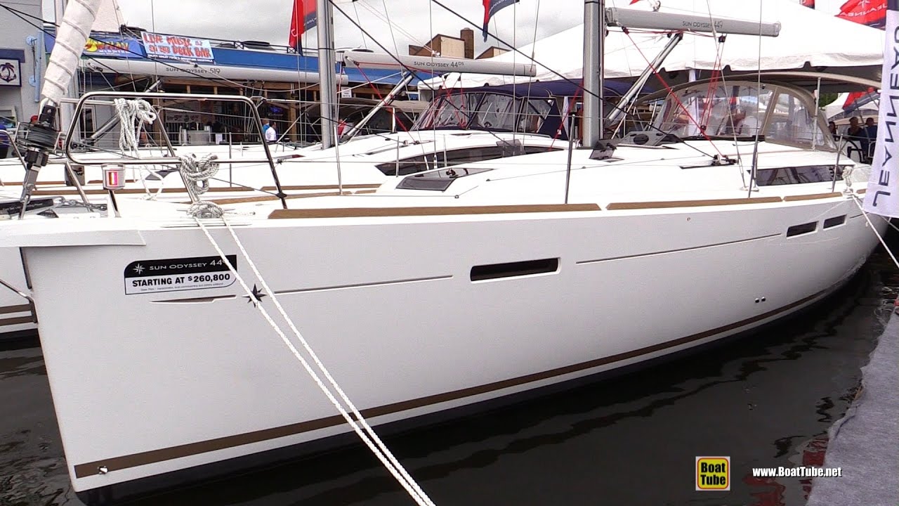 2017 Jeanneau Sun Odyssey 449 Sailing Yacht - Deck Walkaround - 2016 Annapolis Sailboat Show