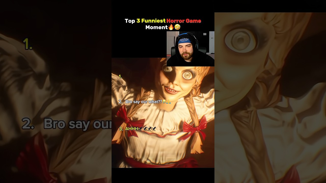 Top 3 Funniest Horror Game Moment (Bro is such a hard-headed one😤) #horrorgame #funnygame #scary