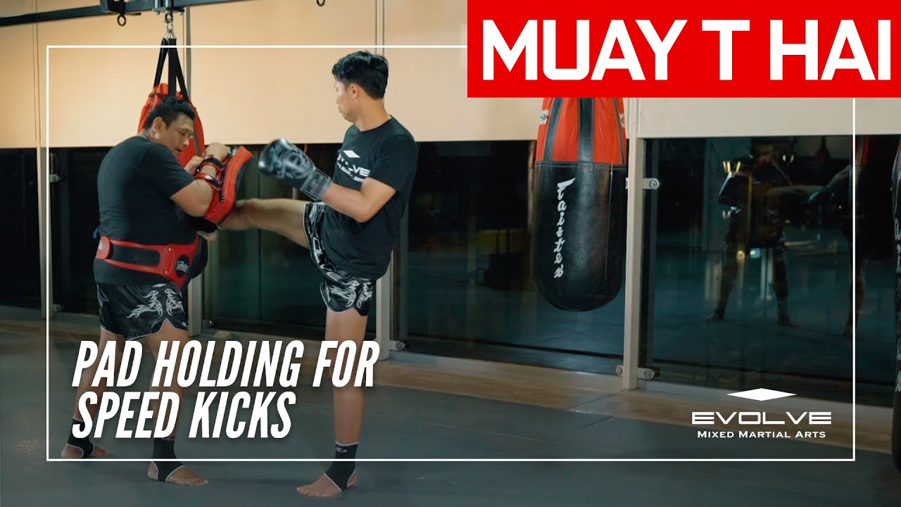Muay Thai Training Series: Pad Holding For Speed Kicks