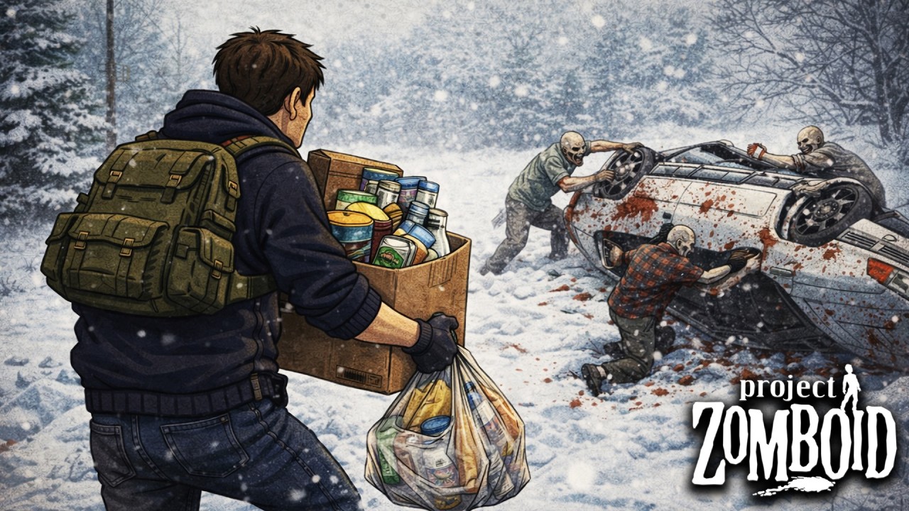 Winter Survival Begins | Stockpiling Fire & Ammo for the Mall Raid | Project Zomboid