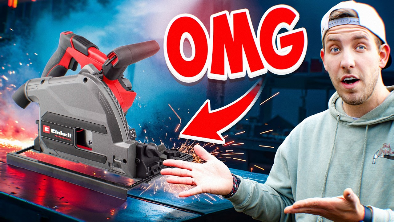 Kraftvoll, präzise, kabellos! Die Einhell Akku-Tauchsäge TP-PS 18/165 Li BL im Werkstatt-Check