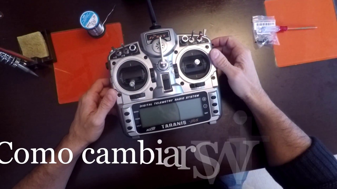 Tutorial: How to change a broken switch from the frsky taranis