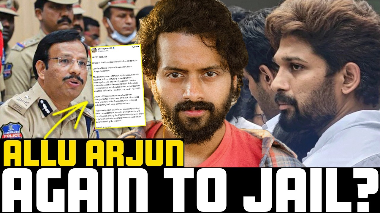 🚨Allu Arjun ARREST Again? 🤯 Sajjanar Vs AA Explained Under 15 Mins⏰ | Aye Jude✊