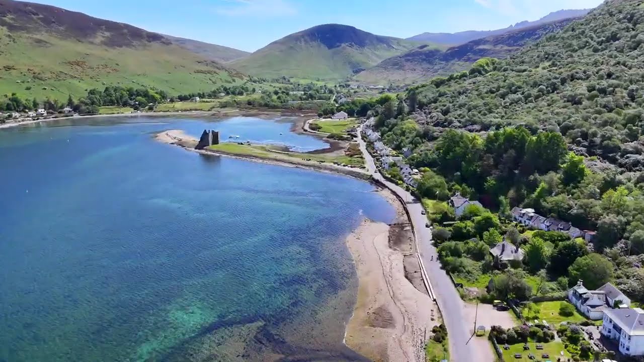 Explore Arran - Lochranza - From the air