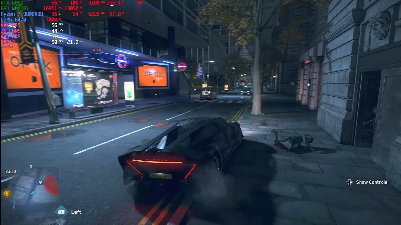 Watch Dogs  Legion 4K 1440P 1080P RTX 5080 SOC AMD Ryzen 7 9800X3D Performance Benchmark