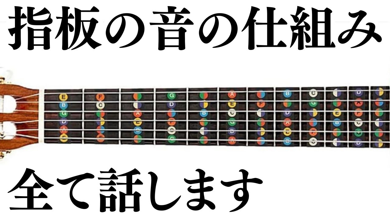 この仕組みを理解したら指板の音が覚えやすくなりました