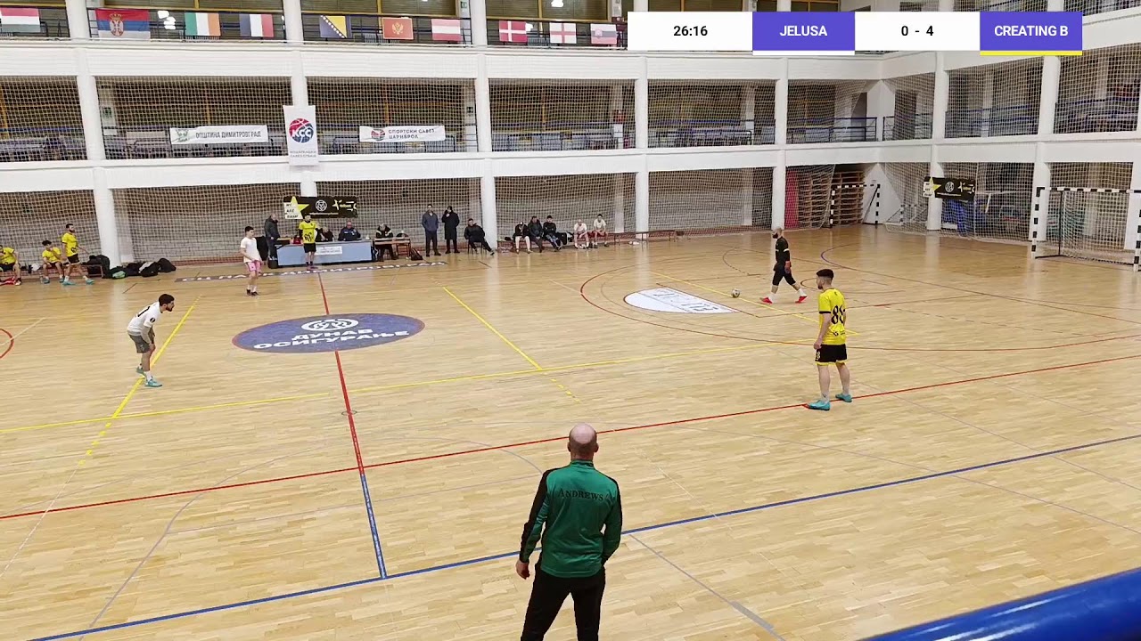 Live powered by Swish Live app
JELUSA VS CREATING B